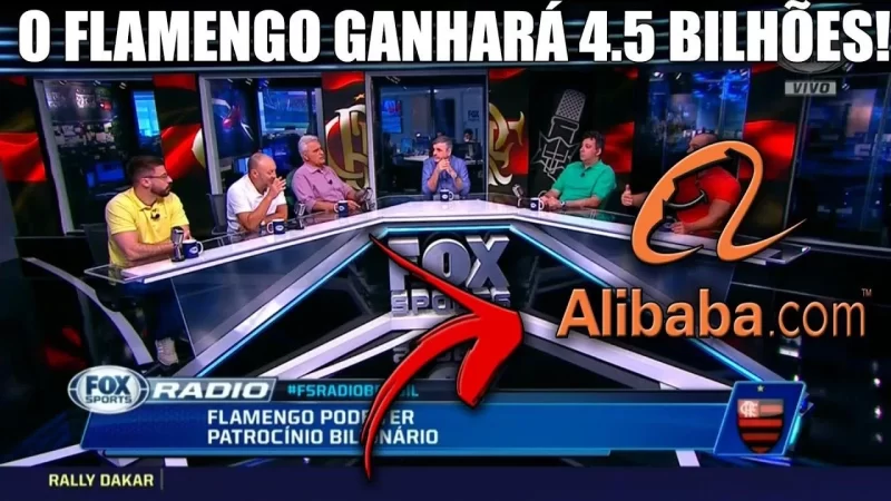 alibaba flamengo novo patrocinio
