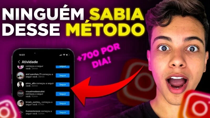 Como Ganhar Seguidores No Instagram - 2 Formas Fáceis E Rápidas (Até 700 Seguidores Por Dia)