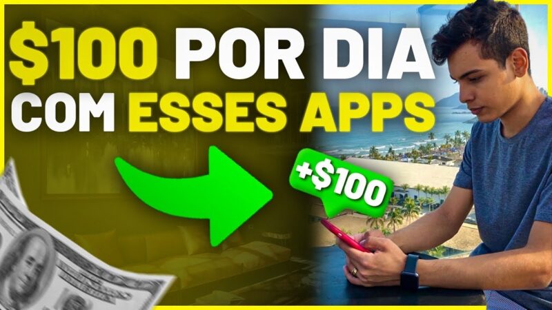 3 APLICATIVOS PARA GANHAR DINHEIRO NA INTERNET PELO CELULAR - Ganhe $100 Por Dia (Dinheiro online)