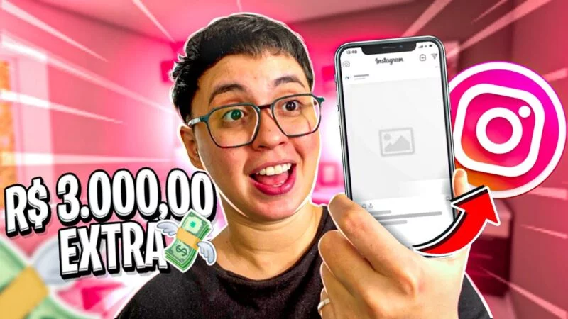 Como Ganhar R$ 3.000,00 reais por mês com o Instagram!