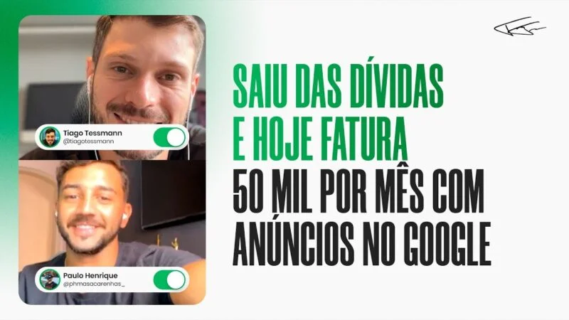 SAIU DE UMA DÍVIDA DE 5 MIL E FATUROU 50 MIL EM 30 DIAS COM ANÚNCIOS NO GOOGLE