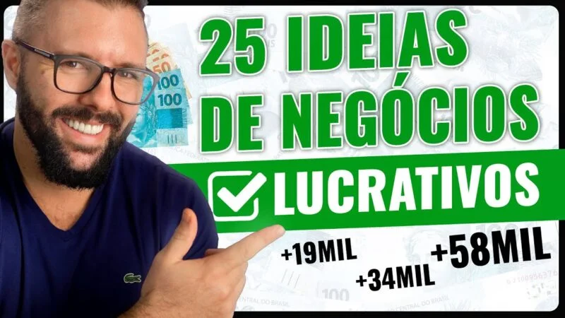 25 IDEIAS de NEGÓCIOS LUCRATIVOS para COMEÇAR AGORA Da Sua Casa