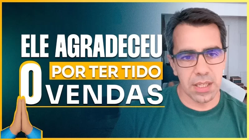 ELE AGRADECEU POR TER TIDO 0 VENDAS | ERICO ROCHA