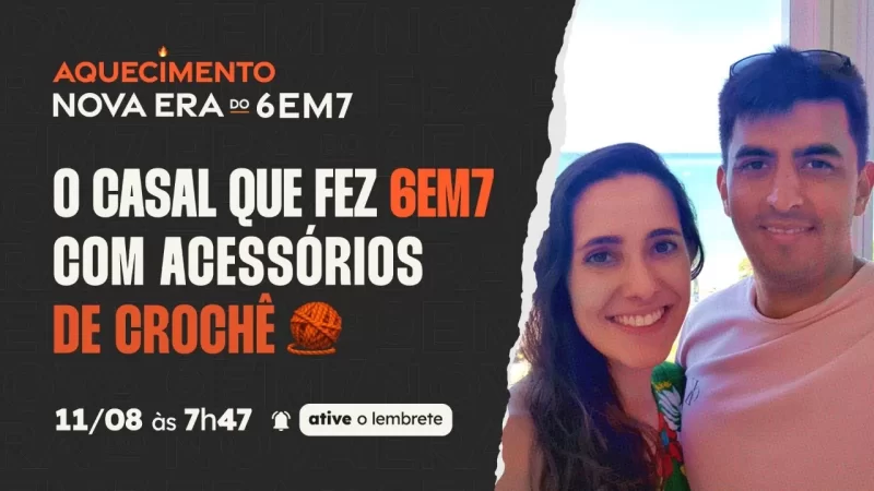 O CASAL QUE FEZ 6EM7 COM ACESSÓRIOS DE CROCHÊ | Podcast Faixa Marrom AO VIVO c/ Gabriela e Caio