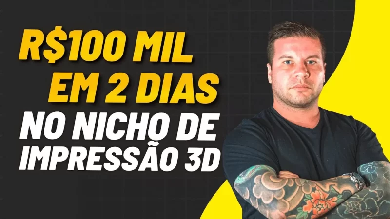 R$ 100 MIL EM 2 DIAS NO NICHO DE IMPRESSÃO 3D | PODCAST FAIXA MARROM C/ GUILHERME VAZAN | EP #248