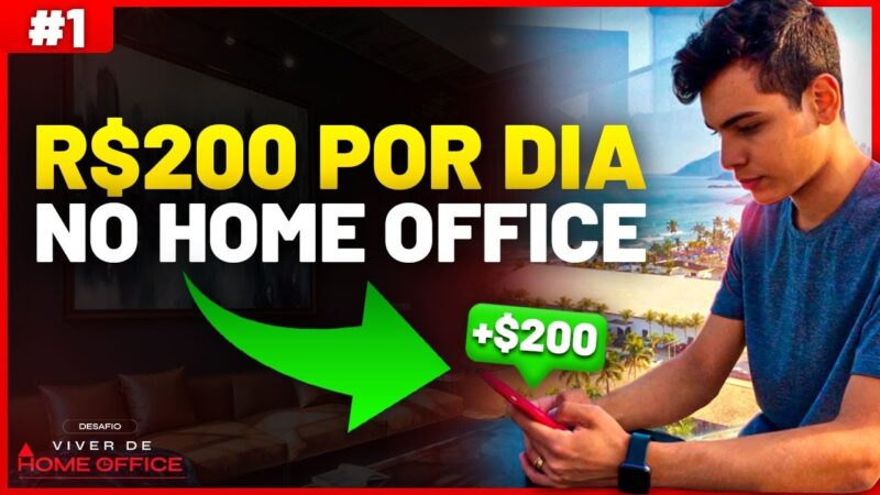 COMO GANHAR DINHEIRO NA INTERNET EM CASA COM HOME OFFICE - Maratona Viver de Home Office [Aula 01]