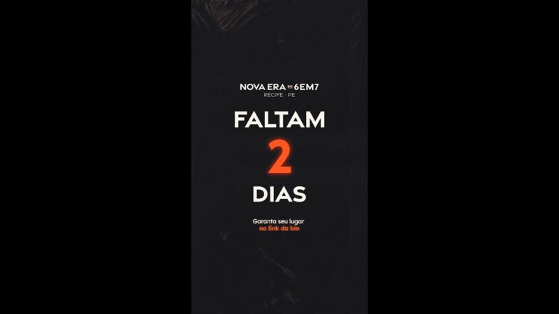 FALTAM 02 DIAS PARA A NOVA ERA DO 6EM7 | ERICO ROCHA #shorts