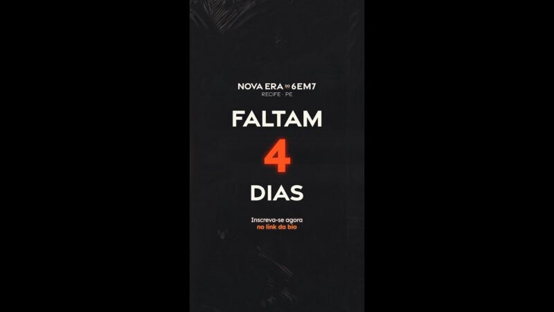 FALTAM 04 DIAS PARA A NOVA ERA DO 6EM7 | ERICO ROCHA #shorts