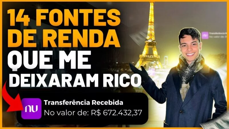 MOSTREI MINHAS 14 FONTES DE RENDA QUE GERAM MILHÕES POR ANO (Foi assim que consegui liberdade)