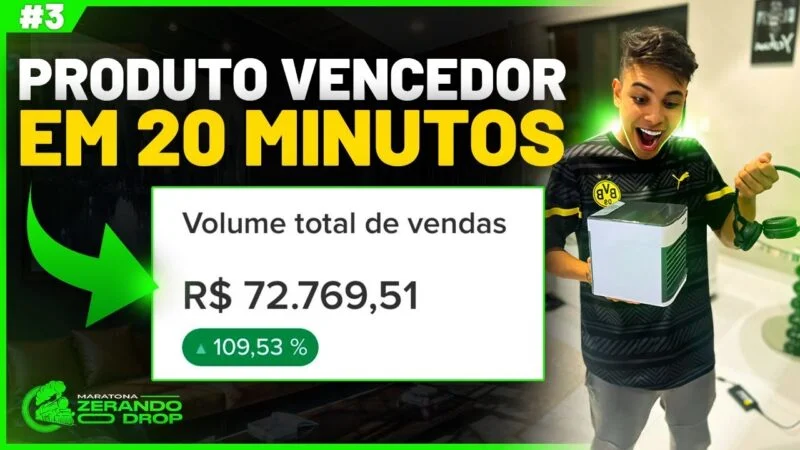 COMO ENCONTRAR PRODUTOS CAMPEÕES QUE VENDEM TODOS OS DIAS - Maratona Zerando o Drop [Aula 03]